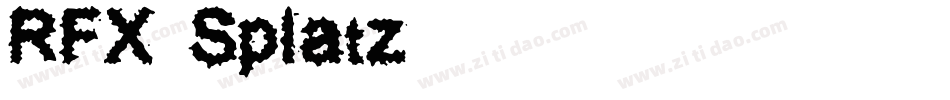 RFX Splatz字体转换